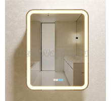 Шкафы с зеркалом в ванную Silver Mirrors Фиджи 60 - 3.2 ПРАВЫЙ (часы, ТХ, подогрев, сенсорный выкл)