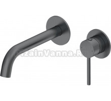 Смеситель для раковины Wonzon & Woghand WW-88869017-BGM темный графит, С ВНУТРЕННЕЙ ЧАСТЬЮ