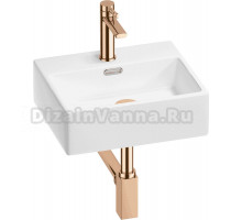 Комплект Wellsee Graceful Pro 201002869 белый глянцевый, розовое золото, 4 в 1