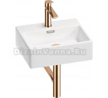 Комплект Wellsee Graceful Pro 201002874 белый глянцевый, розовое золото, 4 в 1