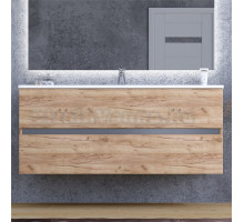 Тумба под раковину без столешницы Sanvit Кубэ-2 120 подвесная, дуб