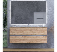 Мебель для ванной комнаты Sanvit Кубэ-2 120 подвесная, дуб