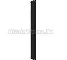 Радиатор стальной KZTO Quadrum NEO 50 V 1750-4 4 секции, черный матовый муар