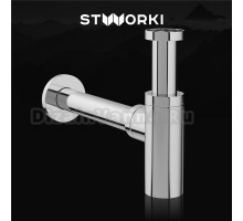 Сифон для раковины STWORKI SD-001CR хром
