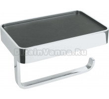 Держатель туалетной бумаги Wonzon & Woghand WW-8336 хром, с полкой