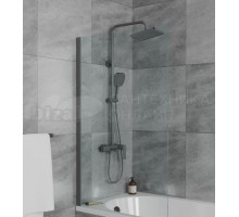 Душевая система с тропическим душем RUSH Thira, серая (TR3635-50Grey)