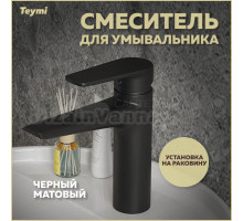 Смеситель Teymi Kati T10219 черный матовый