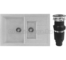 Комплект Мойка Gerhans C10-19 серая + Измельчитель Bone Crusher BC 610-AS