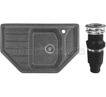 Комплект Мойка Gerhans E08-24 графит + Измельчитель Bone Crusher BC 610-AS