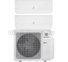 Мультисплит-система Electrolux Super Match ERP R32 EACO/I-36 FMI-4/N8_ERP на две комнаты (50 м2 + 50 м2), белый