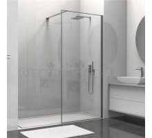 Душевая перегородка Walk-In VSW-1HS900CLGM, 900*2000, вороненая сталь, стекло прозрачное