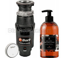 Измельчитель отходов Bort Master Eco Control + жидкое мыло