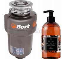 Измельчитель отходов Bort Titan 5000 Control + жидкое мыло