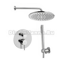 Душевой комплект Paffoni Light KITLIG018CR С ВНУТРЕННЕЙ ЧАСТЬЮ, хром