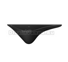 Подвесная раковина для ванной комнаты Wellsee Oxymoron 319902000: ширина умывальника 90 см, цвет матовый черный