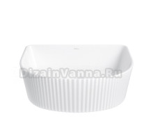 Накладная или подвесная раковина для ванной Wellsee Festive Fox 317301000: полукруглая раковина, ширина умывальника 40 см, цвет глянцевый белый