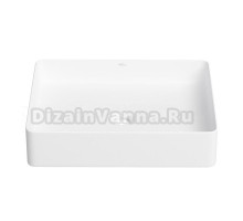 Накладная раковина для ванной комнаты Wellsee FreeDom 2.0 323015000: прямоугольная раковина, ширина умывальника 51 см, цвет матовый белый