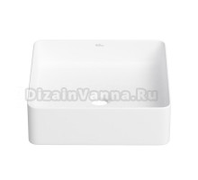 Накладная раковина для ванной комнаты Wellsee FreeDom 2.0 323006000: квадратная раковина, ширина умывальника 31 см, цвет матовый белый