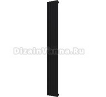 Радиатор стальной KZTO Quadrum 30 V 1 1750-6 6 секций, черный матовый муар
