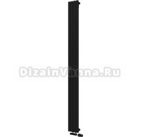 Радиатор стальной KZTO Quadrum 30 V 1 1750-4 R 4 секции, черный матовый муар