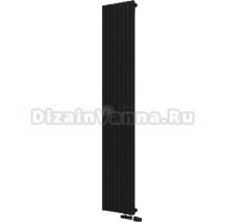 Радиатор стальной KZTO Quadrum 30 V 1 1750-8 R 8 секций, черный матовый муар
