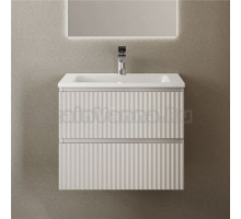 Тумба под раковину без столешницы Raval Coste 60 подвесная, 2 ящика, белая