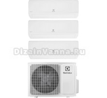 Мультисплит-система Electrolux Super Match ERP R32 EACO/I-28 FMI-4/N8_ERP на три комнаты (20 м2 + 20 м2 + 35 м2)