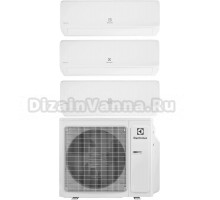 Мультисплит-система Electrolux Super Match ERP R32 EACO/I-36 FMI-4/N8_ERP на три комнаты (20 м2 + 25 м2 + 50 м2)