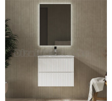 Мебель для ванной комнаты Raval Coste 60 подвесная, 2 ящика, белая