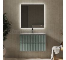 Мебель для ванной комнаты Raval Coste 80 подвесная, 2 ящика, зеленая