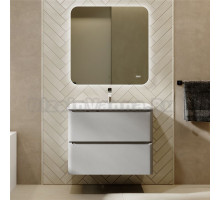 Мебель для ванной комнаты Raval Welto 80 подвесная, 2 ящика, светло-серая