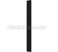 Радиатор стальной KZTO Quadrum 30 V 2 1750-4 4 секции, черный матовый муар