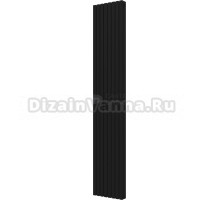 Радиатор стальной KZTO Quadrum 30 V 2 1750-8 8 секций, черный матовый муар