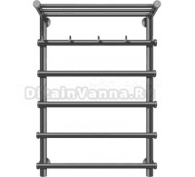 Полотенцесушитель электрический Secado Турин 1 КСП 80x60, графит, R