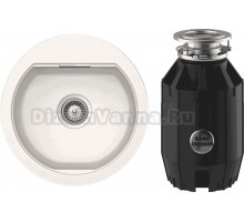 Комплект Мойка Schock Calypso 45 поларис + Измельчитель Bone Crusher BC 910-AS