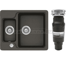 Комплект Мойка Schock Cambridge 60 Cristalite баварский камень + Измельчитель Bone Crusher BC 910-SL-Slim Line