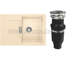 Комплект Мойка Schock Eton 45D Cristadur аворио + Измельчитель Bone Crusher BC 610-AS