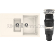 Комплект Мойка Schock Eton 60D Cristadur магнолия + Измельчитель Bone Crusher BC 910-SL-Slim Line