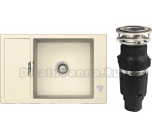 Комплект Мойка Schock Eton 60D Small Cristadur аворио + Измельчитель Bone Crusher BC 610-AS