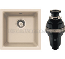 Комплект Мойка Schock Euro 40 (N-100) Cristalite эверест + Измельчитель Bone Crusher BC 1000-AS