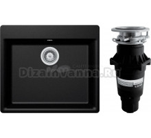 Комплект Мойка Schock Galaxy 60 (N-100) Cristadur магма + Измельчитель Bone Crusher BC 810-SL Slim Line