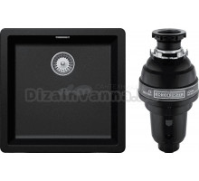 Комплект Мойка Schock Greenwich 50 Cristadur магма + Измельчитель Bone Crusher BC 1000-AS