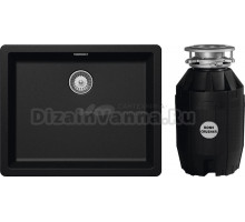 Комплект Мойка Schock Greenwich 60 Cristadur магма + Измельчитель Bone Crusher BC 810-AS