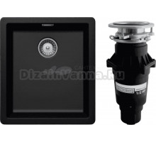 Комплект Мойка Schock Greenwich 700897U 45 Cristadur магма + Измельчитель Bone Crusher BC 810-SL Slim Line