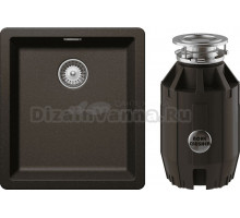 Комплект Мойка Schock Greenwich 700899U 45 Cristadur бронза + Измельчитель Bone Crusher BC 910-AS