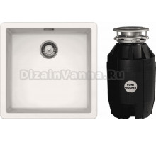 Комплект Мойка Schock Greenwich 700904U 50 Cristadur поларис + Измельчитель Bone Crusher BC 810-AS