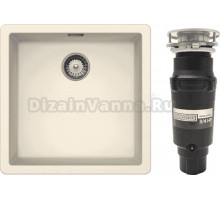 Комплект Мойка Schock Greenwich 700908U 50 Cristadur магнолия + Измельчитель Bone Crusher BC 910-SL-Slim Line