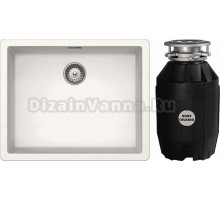 Комплект Мойка Schock Greenwich 701038U 60 Cristadur поларис + Измельчитель Bone Crusher BC 810-AS