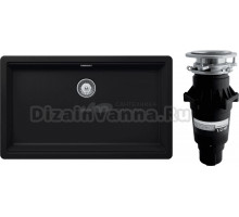 Комплект Мойка Schock Greenwich 80 Cristadur пуро + Измельчитель Bone Crusher BC 810-SL Slim Line