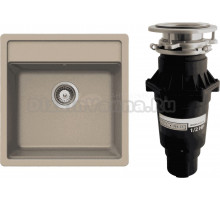 Комплект Мойка Schock Nemo 50 (N-100S) Cristalite саббиа + Измельчитель Bone Crusher BC 810-SL Slim Line